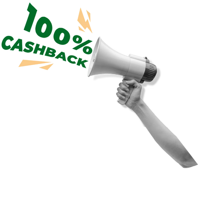 100% Cashback