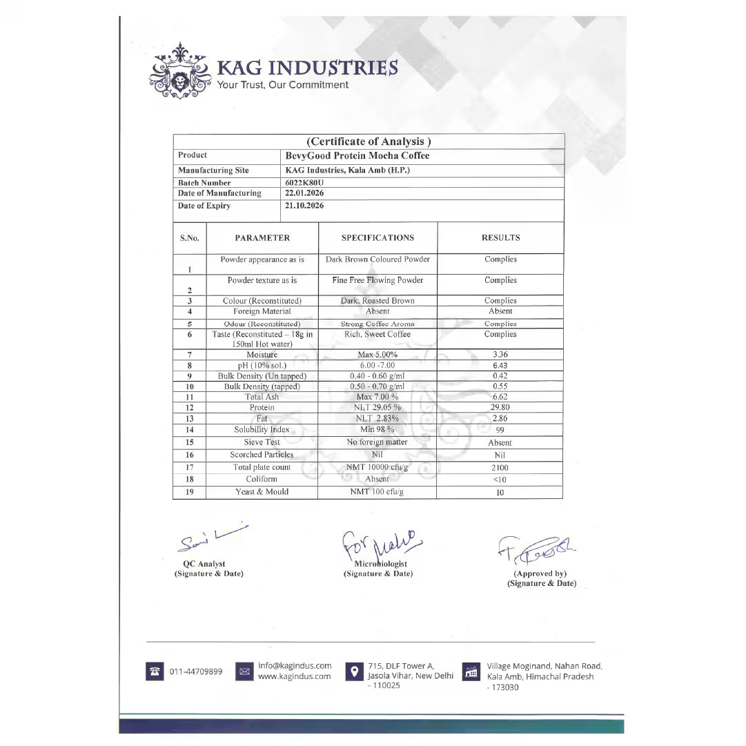 Protein Coffee Mocha