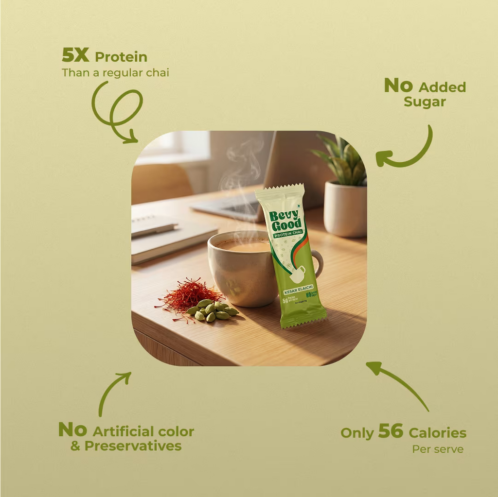 Kesar Elaichi Protein Chai